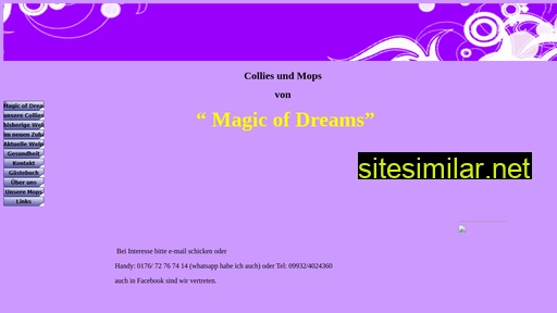 Magicofdreams similar sites