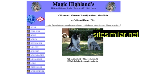 magic-highlands.de alternative sites