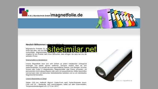Magnetfolie similar sites
