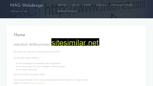 Mag-webdesign similar sites