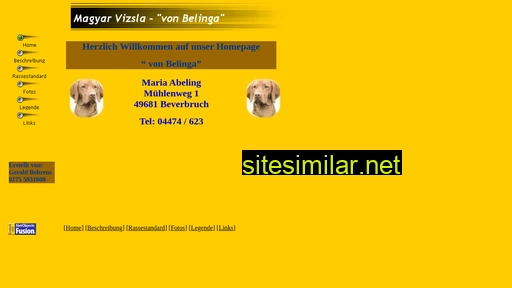 magyar-vizsla-belinga.de alternative sites