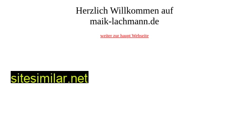 maik-lachmann.de alternative sites