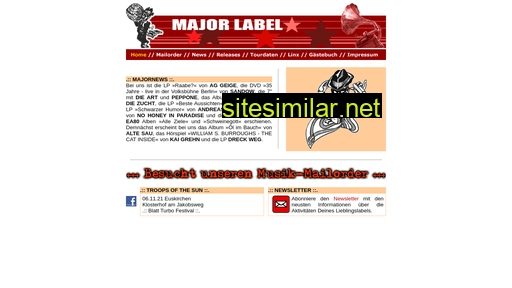 majorlabel.de alternative sites