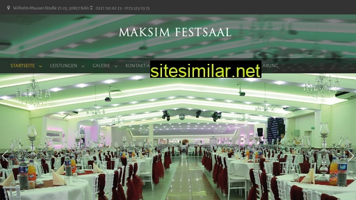 maksimfestsaal.de alternative sites