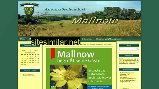 Mallnow similar sites