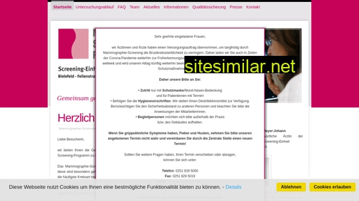 mammographiescreening-bielefeld.de alternative sites