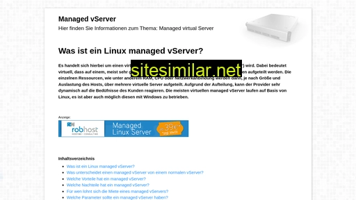 managed-vserver.de alternative sites