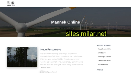 mannek.de alternative sites