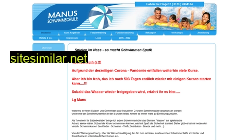 manus-schwimmschule.de alternative sites