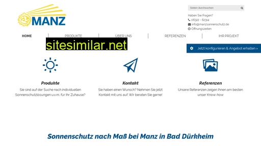manzsonnenschutz.de alternative sites