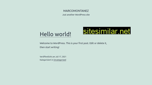 Marcomontanez similar sites