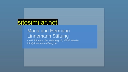 maria-und-hermann-linnemann-stiftung.de alternative sites
