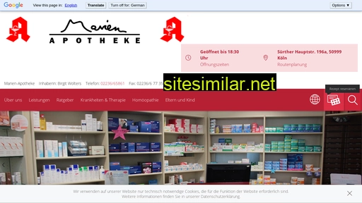 marien-apotheke-suerth.de alternative sites
