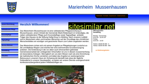 marienheim-m.de alternative sites