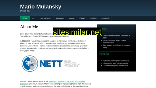 Mariomulansky similar sites