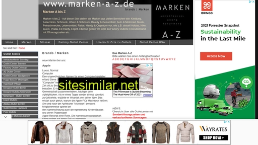 Marken-a-z similar sites
