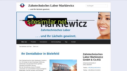 markiewicz-dental.de alternative sites