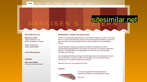 Markisen-ostern similar sites