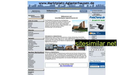 marktplatz-aglasterhausen.de alternative sites
