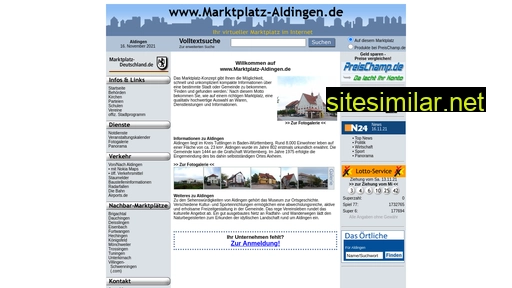 marktplatz-aldingen.de alternative sites
