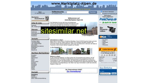 marktplatz-alpen.de alternative sites
