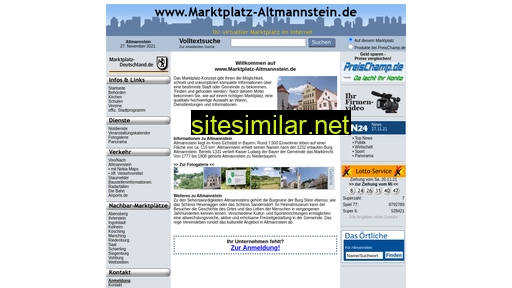 marktplatz-altmannstein.de alternative sites