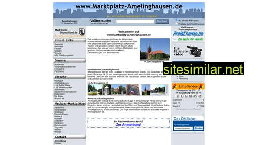 marktplatz-amelinghausen.de alternative sites