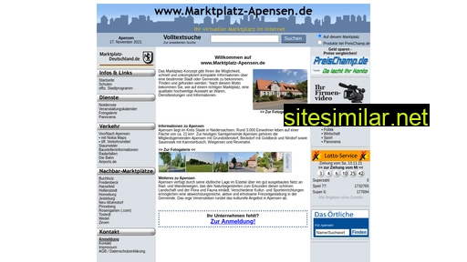 marktplatz-apensen.de alternative sites