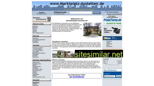marktplatz-aystetten.de alternative sites