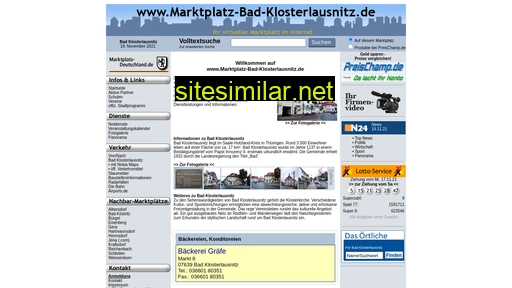 marktplatz-bad-klosterlausnitz.de alternative sites