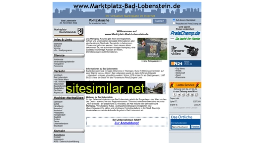 marktplatz-bad-lobenstein.de alternative sites
