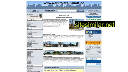 marktplatz-baindt.de alternative sites