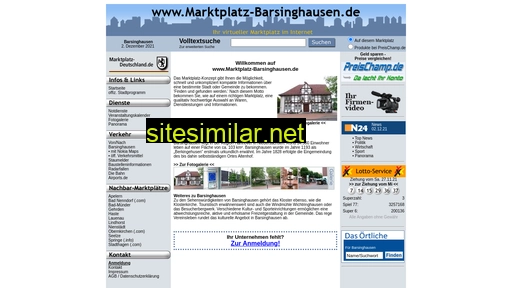 marktplatz-barsinghausen.de alternative sites