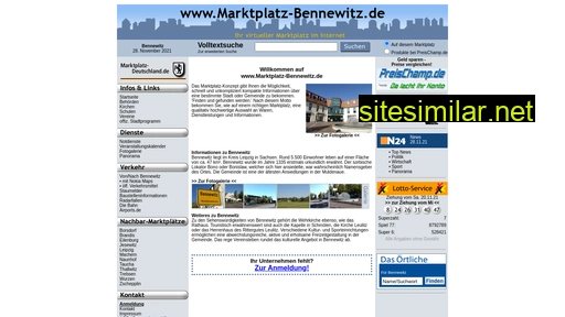 Marktplatz-bennewitz similar sites