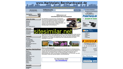 marktplatz-bernhardswald.de alternative sites