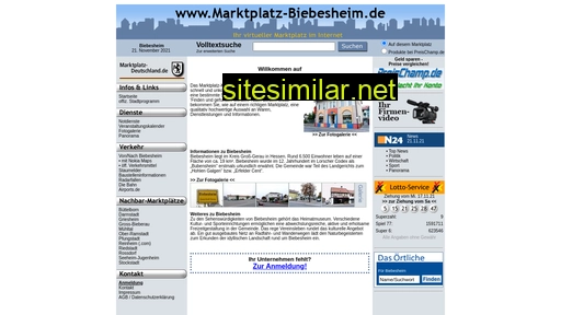 marktplatz-biebesheim.de alternative sites