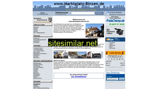 marktplatz-binzen.de alternative sites