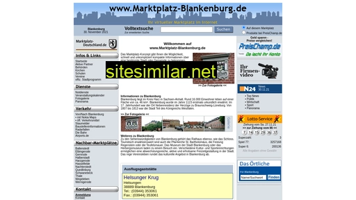 marktplatz-blankenburg.de alternative sites