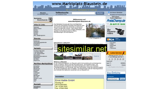 Marktplatz-blaustein similar sites