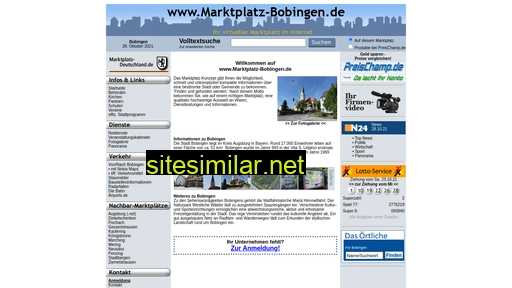 marktplatz-bobingen.de alternative sites