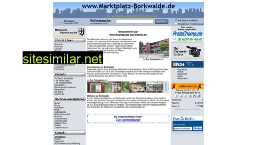 marktplatz-borkwalde.de alternative sites