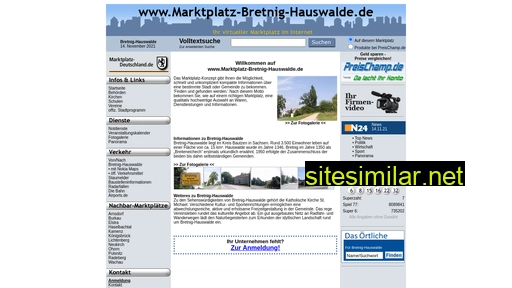 marktplatz-bretnig-hauswalde.de alternative sites