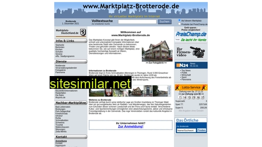 marktplatz-brotterode.de alternative sites