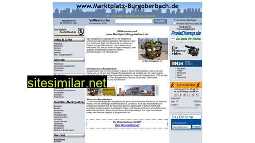 marktplatz-burgoberbach.de alternative sites