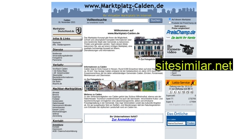 marktplatz-calden.de alternative sites