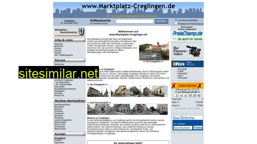 marktplatz-creglingen.de alternative sites