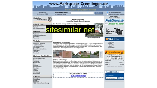 Marktplatz-cremlingen similar sites