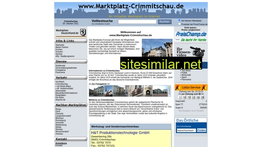 Marktplatz-crimmitschau similar sites