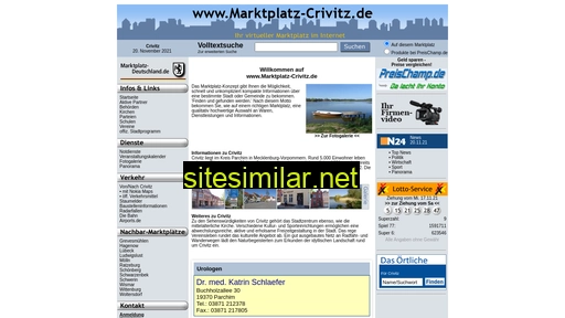 marktplatz-crivitz.de alternative sites