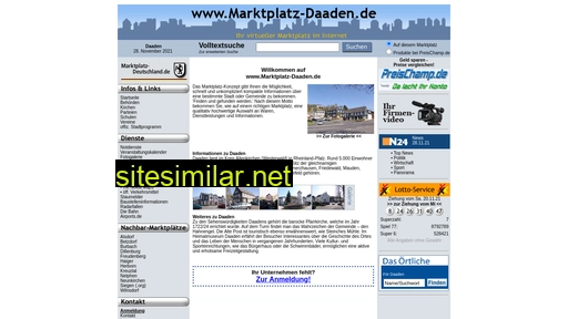 Marktplatz-daaden similar sites